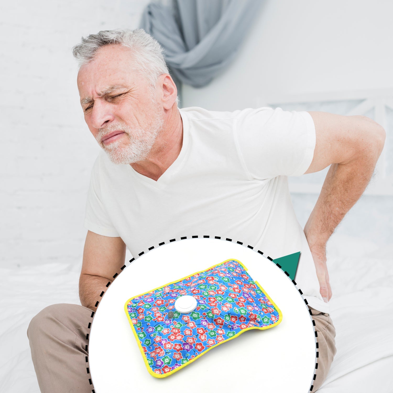 Hot water bag with electric feature, easy to use Hot water bag with electric feature, easy to use